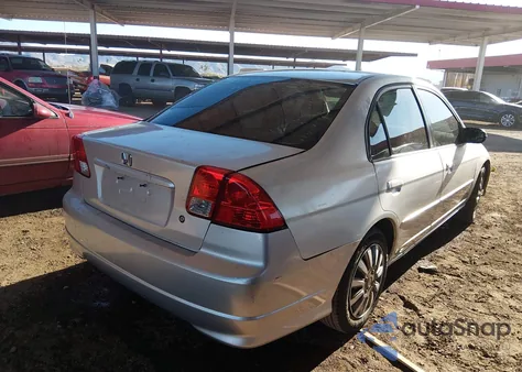 2005 Honda Civic Lx from USA, damaged, VIN 2HGES16505H622496